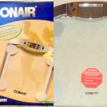 Peso o Balanza Electrónica Personal. Modelo de Vidrio y Aluminio