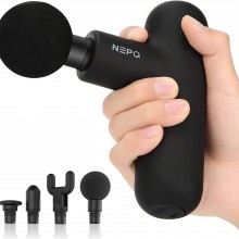 Pistola de masaje, potente pistola Fascial portátil de percusión de tejido ...