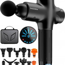 Pistola de masaje de percusión de tejido profundo, eléctrico, portátil súpe...