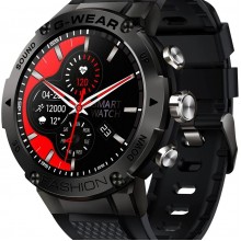 Reloj Inteligente Negro, rastreador de actividad de fitness,  llamada Bluet...