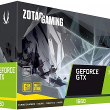 Tarjeta Video ZOTAC GEFORCE GTX1660 6Gb 192 Bit GDDR6 PCIe 3.0 X16 DVI-D HD...
