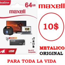 Pendrive Maxell Usbm-64 Usb Metal 64 Gb