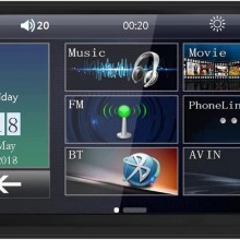 Reproductor Carro doble DIN  receptor FM con control remoto, reproductor mu...