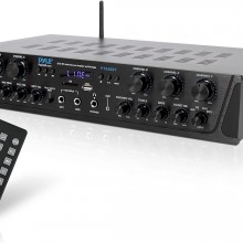 Pyle Sistema de amplificador de audio inalámbrico para el hogar, compatible...