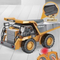 Camión de Volteo de Control remoto para niños, vehículo de ingeniería de 2,...