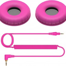 Pioneer almohadillas DJ HC-CP08-V - CUE1 Series Ear Pad y cable (Rosada)