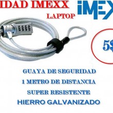 Guaya De Seguridad Imexx Para Laptop