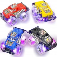 Luz Up Monster Truck Set para niños y niñas por ArtCreativity. El juego inc...