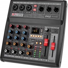 Mezclador de audio profesional Bluetooth DJ Mezclador de sonido con control...