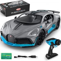 MIEBELY Bugatti - Carro de control remoto a escala 1.16 para niños y adulto...
