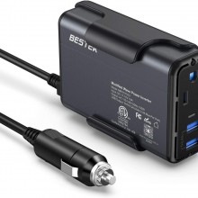 BESTEK Inversor de alimentación de 150 W CC 12 V a 110 V CA Convertidor 4.2...