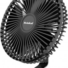 Svinkal Ventilador de escritorio USB, ventilador de mesa de escritorio ultr...