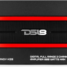 DS18 CANDY-X2B - Amplificador en negro - Clase D, 2 canales, 800 vatios máx...