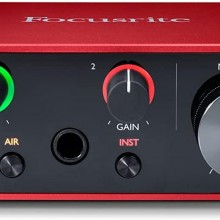 Focusrite Scarlett Solo - Interfaz de audio USB con herramientas profesiona...