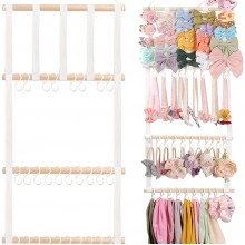 Organizador de lazos para el cabello para niñas, diademas para bebés