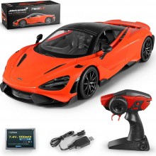 MIEBELY McLaren 765LT RC carro control remoto, 2,4 GHz con anillo de direcc...