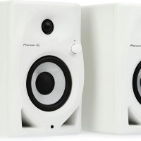 Pioneer DJ DM-40D-W Altavoz de monitor activo de escritorio de 4 pulgadas, ...