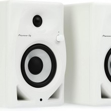 Pioneer DJ DM-40D-W Altavoz de monitor activo de escritorio de 4 pulgadas, ...