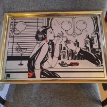 Bello y Fino Cuadro en Espejo