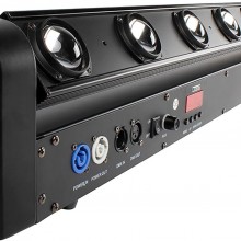 SHEHDS Barra de luz LED con cabezal móvil DJ, foco de iluminación de 8x12W,...