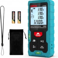 Metro Láser de Distancia Kiprim 100Metros Alta Precisión con Pantalla LCD n...