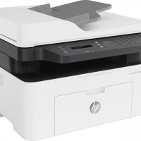 Impresora Multifuncional Láser HP M137FNW Monocromática, Compacta y Red